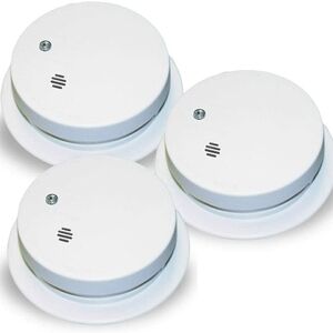 Kidde 3pc Battery-Powered Smoke Detector Value Pack w/ Photoelectric Sensor